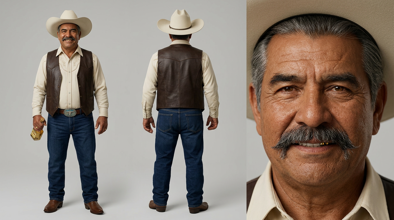 Retrato de Don Nacho, El Viejo Zorro