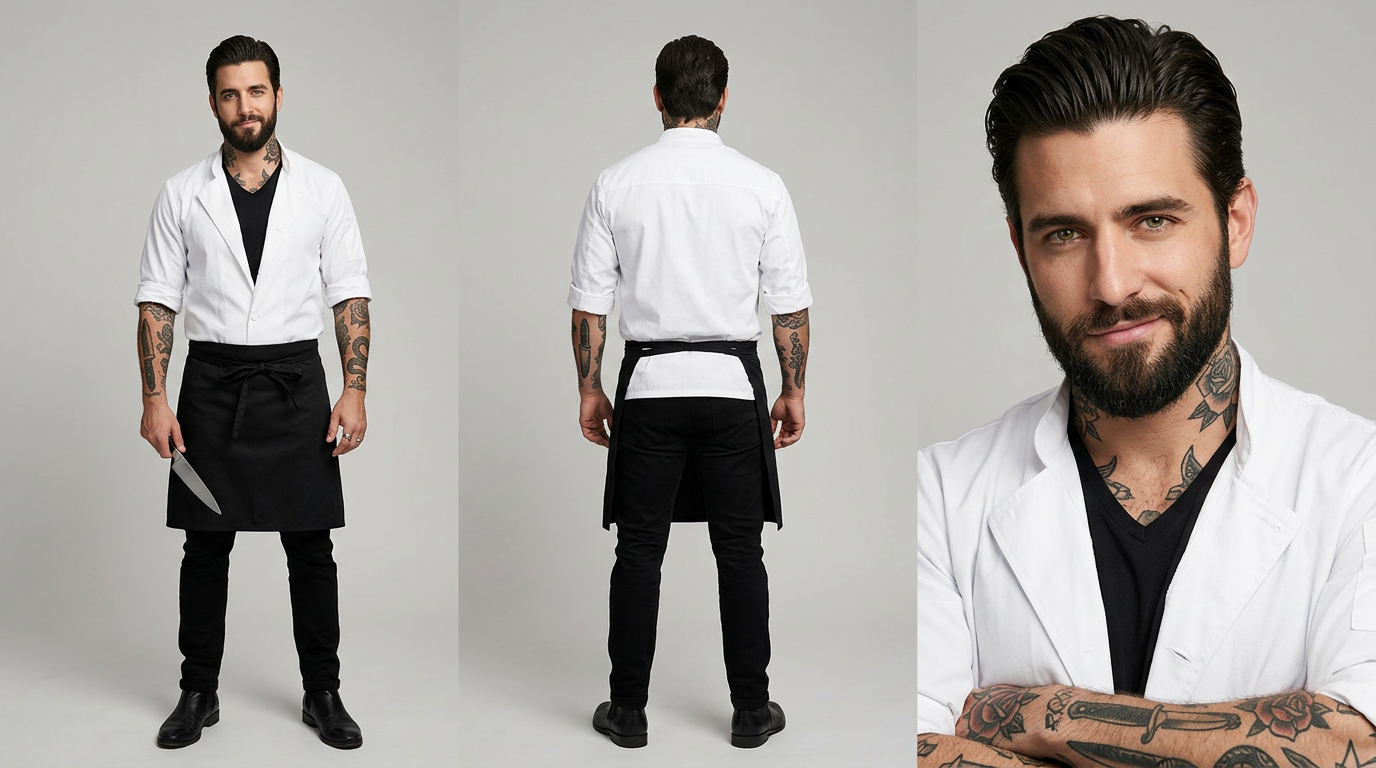 Retrato de Diego Morales, El Chef Peligroso